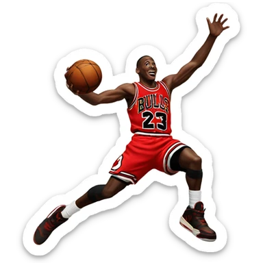 Air Jordan jump man logo sticker