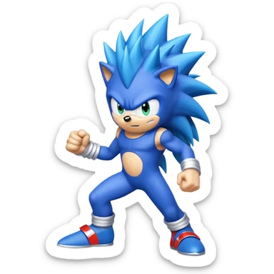 Speed o sound sonic sticker