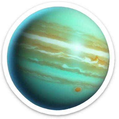 planet uranus sticker