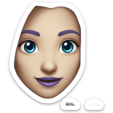 warcraft night elf female smiling sticker