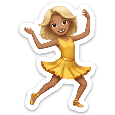 Happy dance sticker