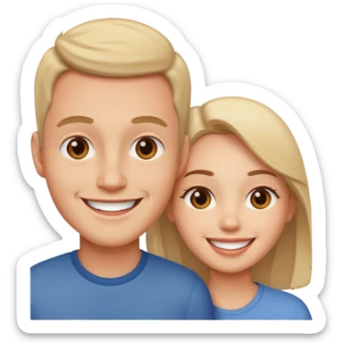 I want something between laughing and loving sticker