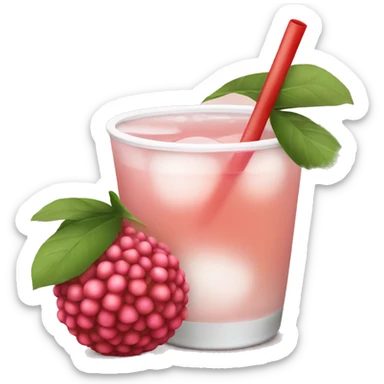 lychee drink  sticker