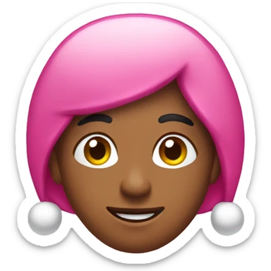 Christmas pinkness sticker