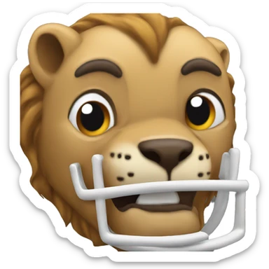 Lions football  sticker