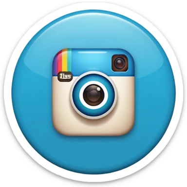 Generate a Instagram blue verified badge emoji exactly the same sticker