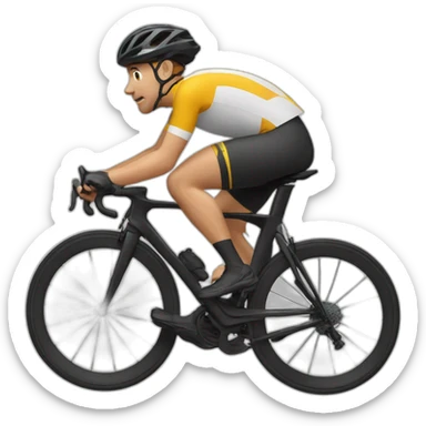 Cycliste sticker
