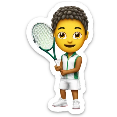 Tennis sticker