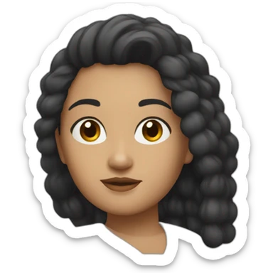 Lina Marcela Giraldo peau blanche sticker