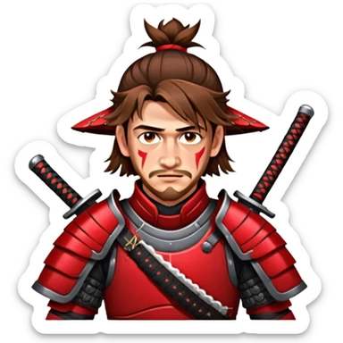 Battle-Ready Samurai sticker