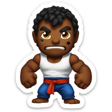 Balrog street fighter  sticker