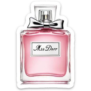 Miss dior perfume sticker