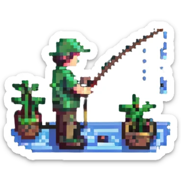 fisherman sticker