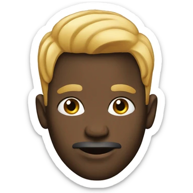 Gay black man  sticker