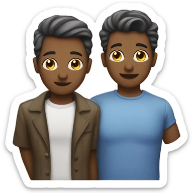 Gay men transgender couple sticker
