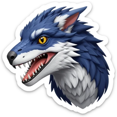 Sergal-raptor-nargacuga-vernid sticker