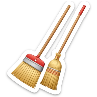mop broom sticker