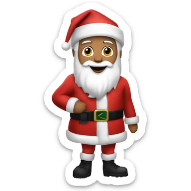 cristiano ronaldo as santa sticker