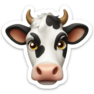 Cow sticker
