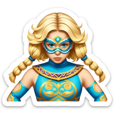 Luchador sticker