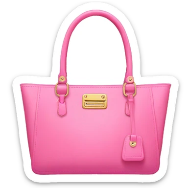 pink handbag sticker