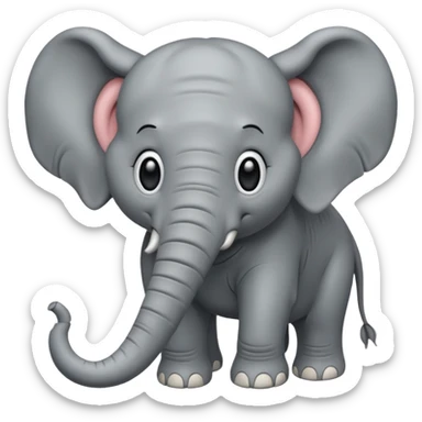  Elephant sticker