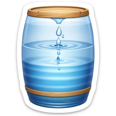 water in barrel before jesus turned it to wine sticker