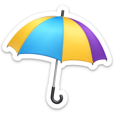  Umbrella 3D emoji png sticker