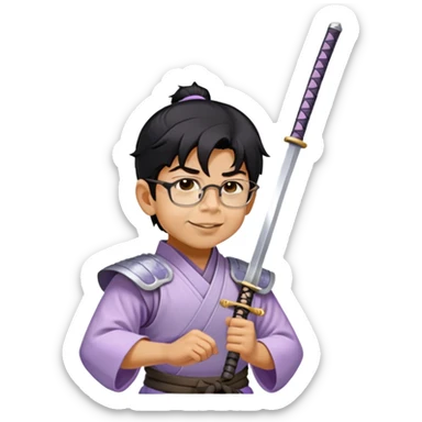 Gentle Samurai sticker