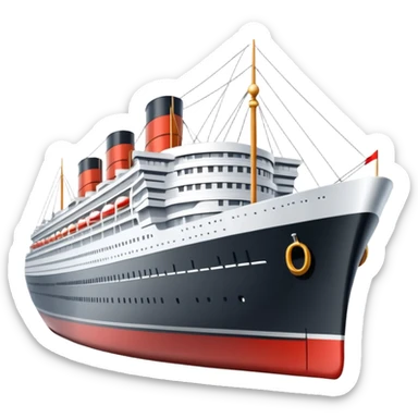 Queen Mary SHIP sticker
