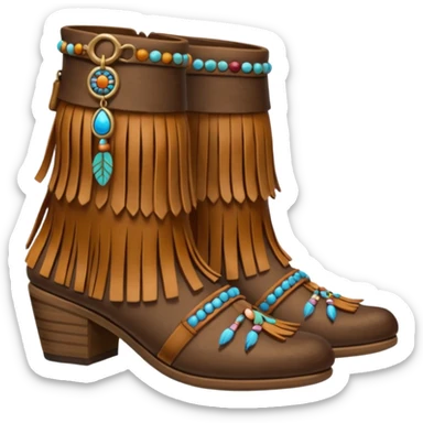 Hippie shoes sticker