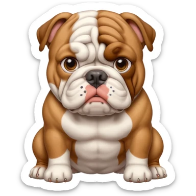English bulldog  sticker