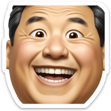 Xi-jinping laughing sticker