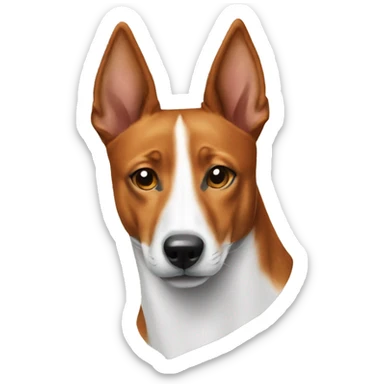 Dog basenji sticker