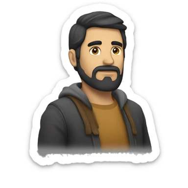 Mono espantado sticker