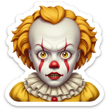 Pennywise faisant les deadlights  sticker