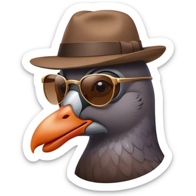 Pigeon is a drug lord  sticker