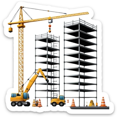 Logistique de chantier sticker