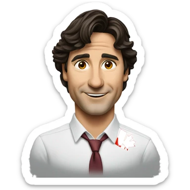 Justin Trudeau sticker