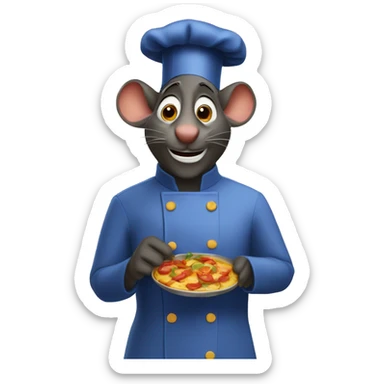 Ratatouille cuisinier  sticker