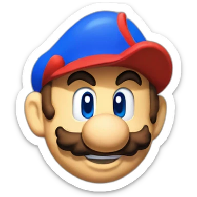 super mario bros happy sticker