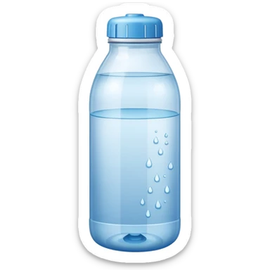 Store bought Water bottle sticker