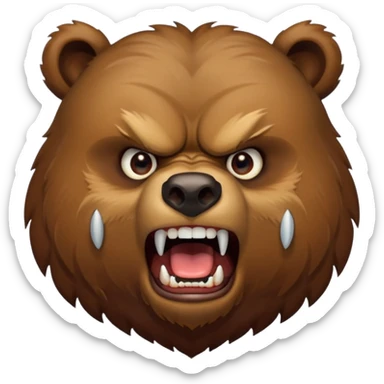 A random cool animal thats veeeeery angry sticker