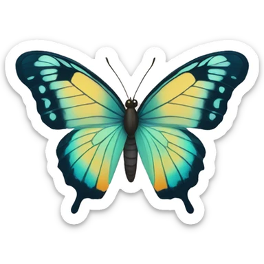 Butterfly sticker