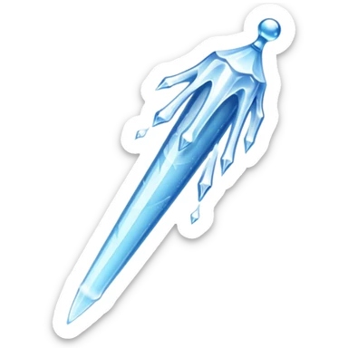 Icicle sticker