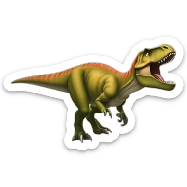long arms tyrannosaurus Rex sticker