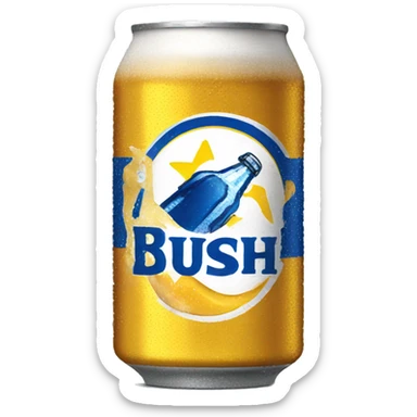 busch light  sticker