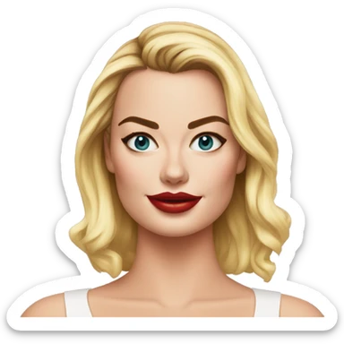 margot robbie sticker