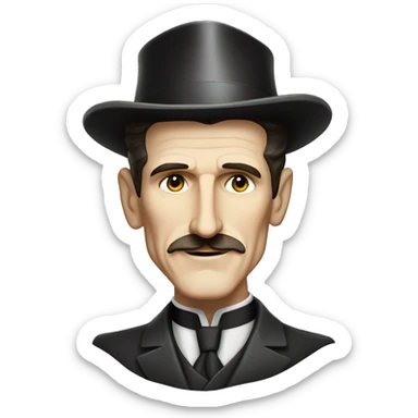 Nikola tesla sticker