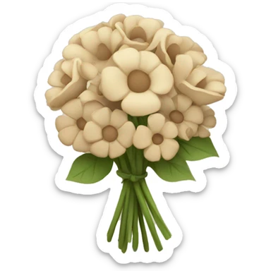 beige-flower-bouquet sticker